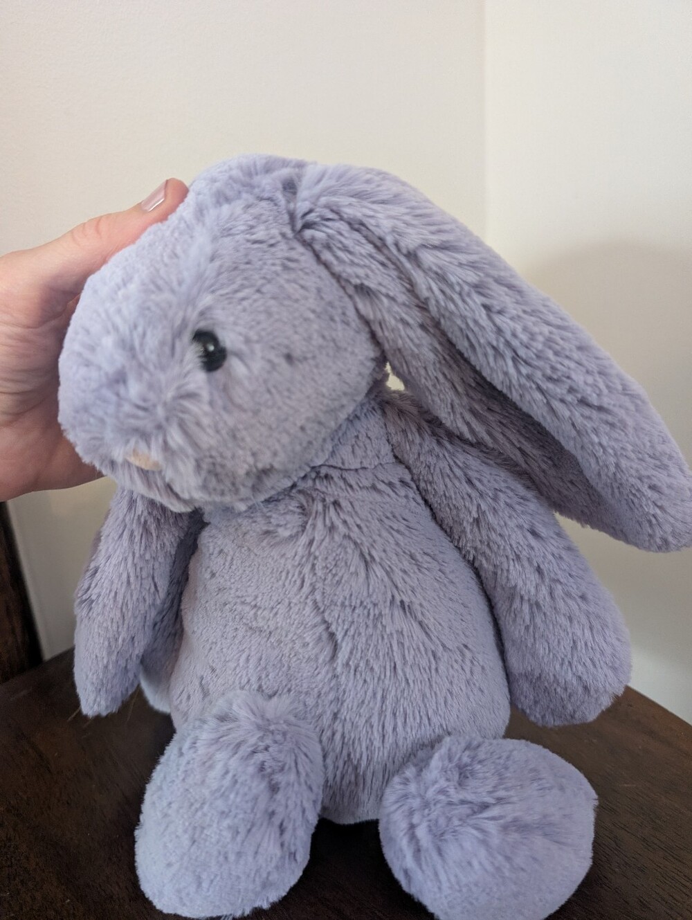 Jellycat BASHFUL VIOLA BUNNY - Medium 12" - Purple Rabbit - Picture 2 of 7